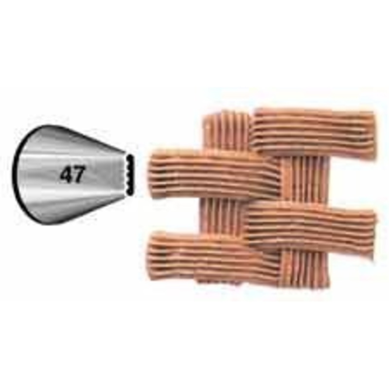 #47 Basket Weave Decorating Tip | 1ct
