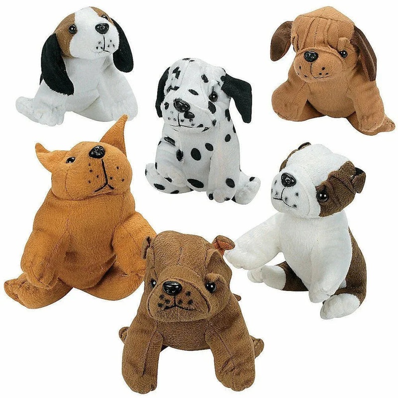 Plush Dogs, Assorted 5.5 | 12ct