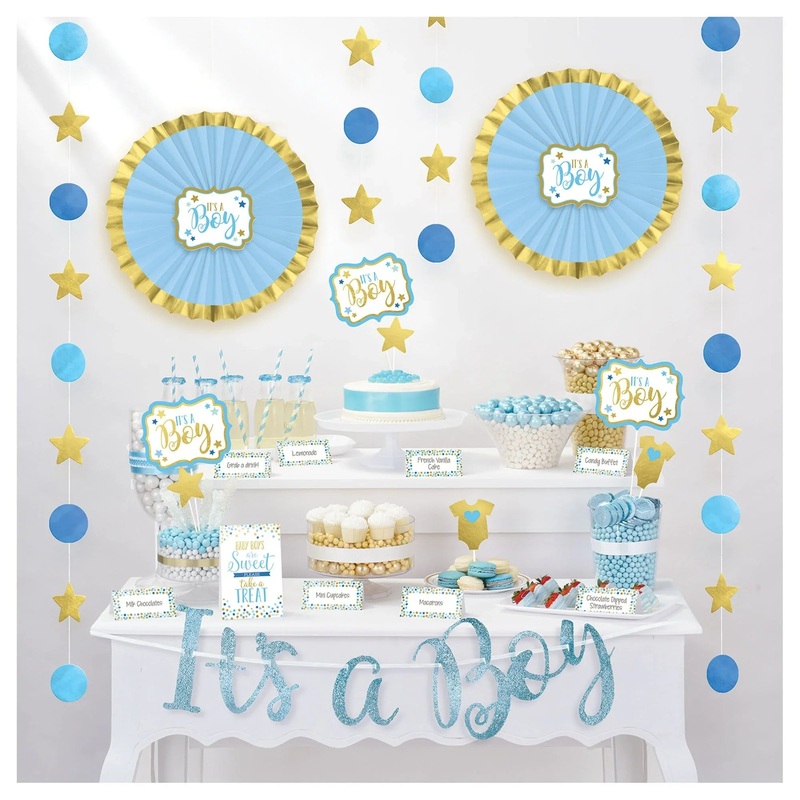 Baby Shower It’s A Boy Buffet Decorating Kit | 1kit