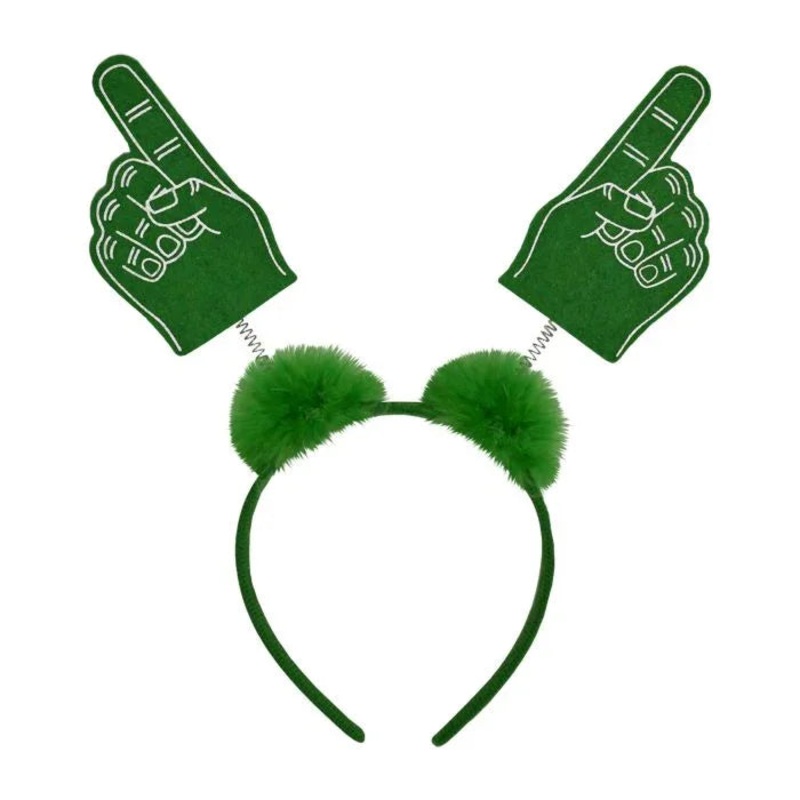 #1 Hand Boppers w/Marabou Green | 1 ct