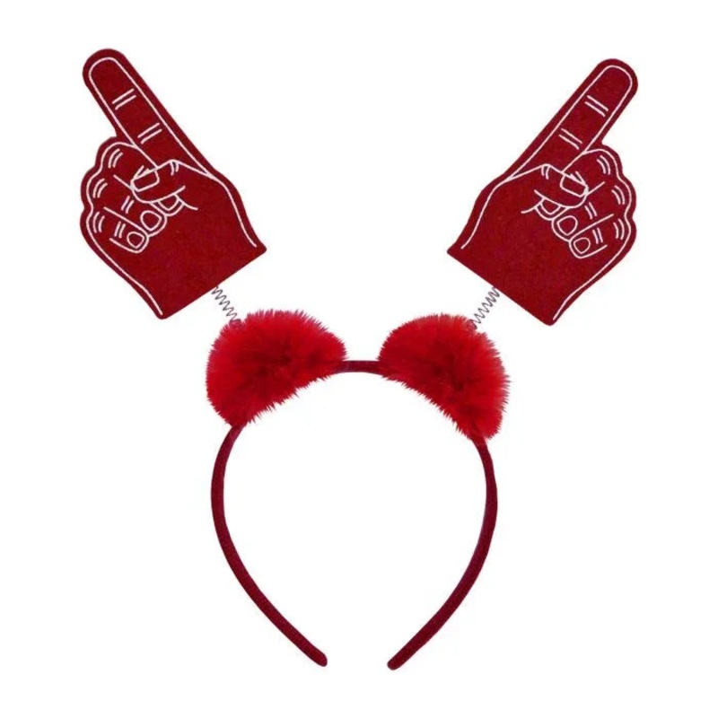 #1 Hand Boppers w/Marabou Red | 1 ct