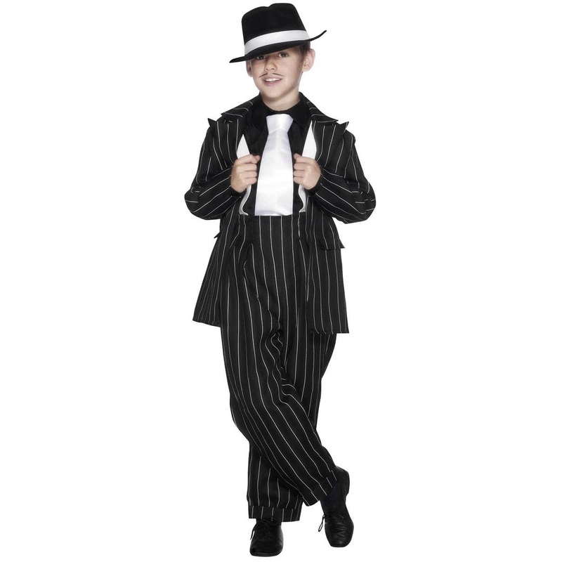 Zoot Suit Teen Boys 1920s Gangster Costume