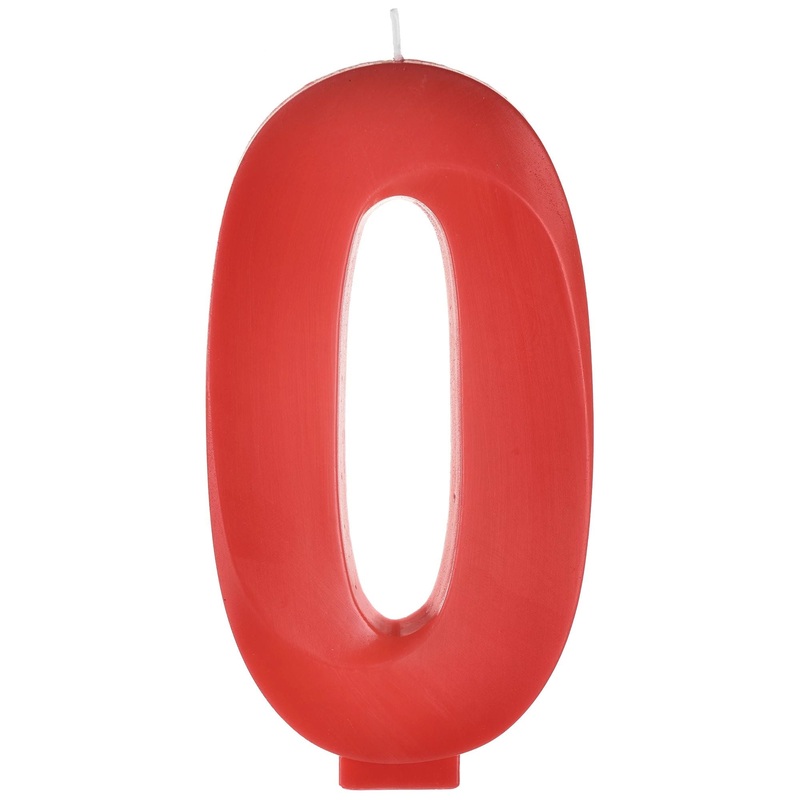 #0 Facet Candle – Red