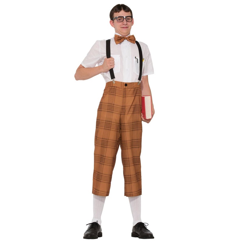 1950s Mr Nerd Mens Fancy Dress Costume