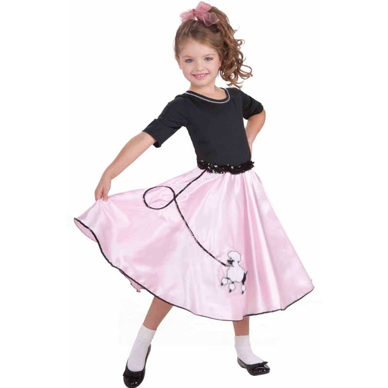 1950s Poodle Princess Girls Costume