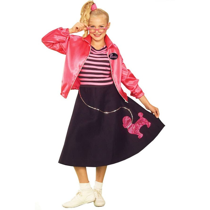 1950s Poodle Skirt Teen Girls Costume