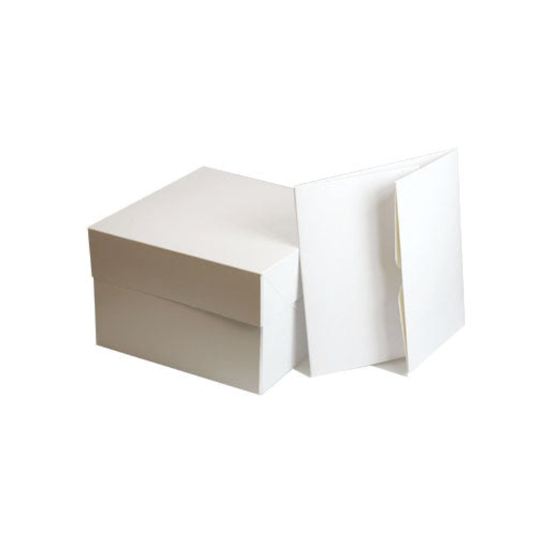 White Cake Box – Pack of 5|8″|10″|12″|14″