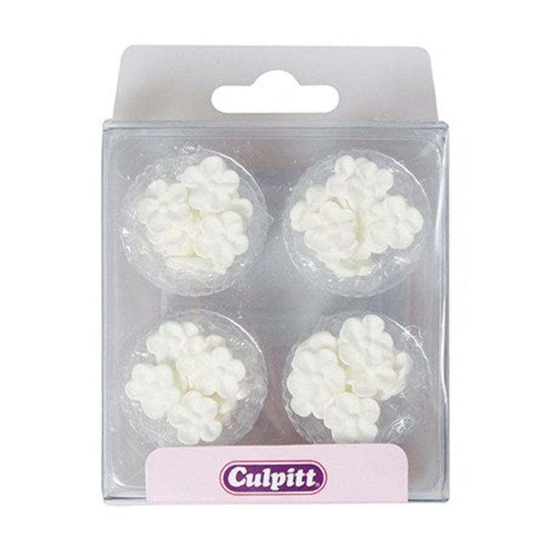 White Mini Blossoms – 48 Pack
