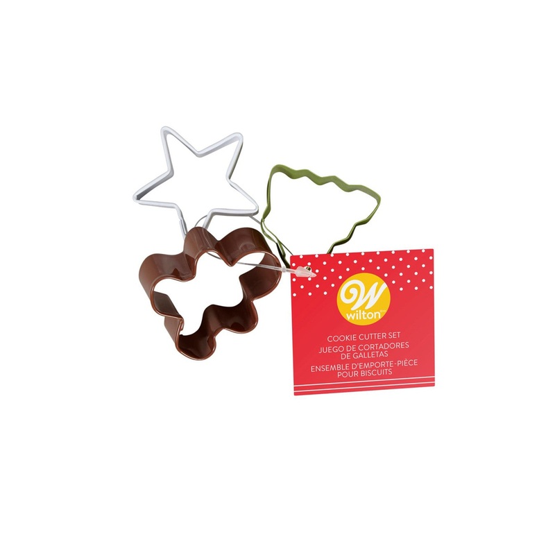 Wilton Mini Christmas Cookie Cutters – Set of 3