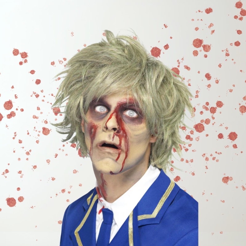Zombie Wig  Adults Messy Blonde Halloween Wig