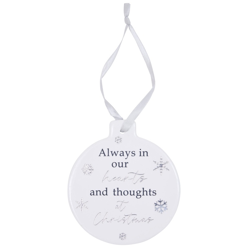 Always In Our Hearts Remembrance Bauble