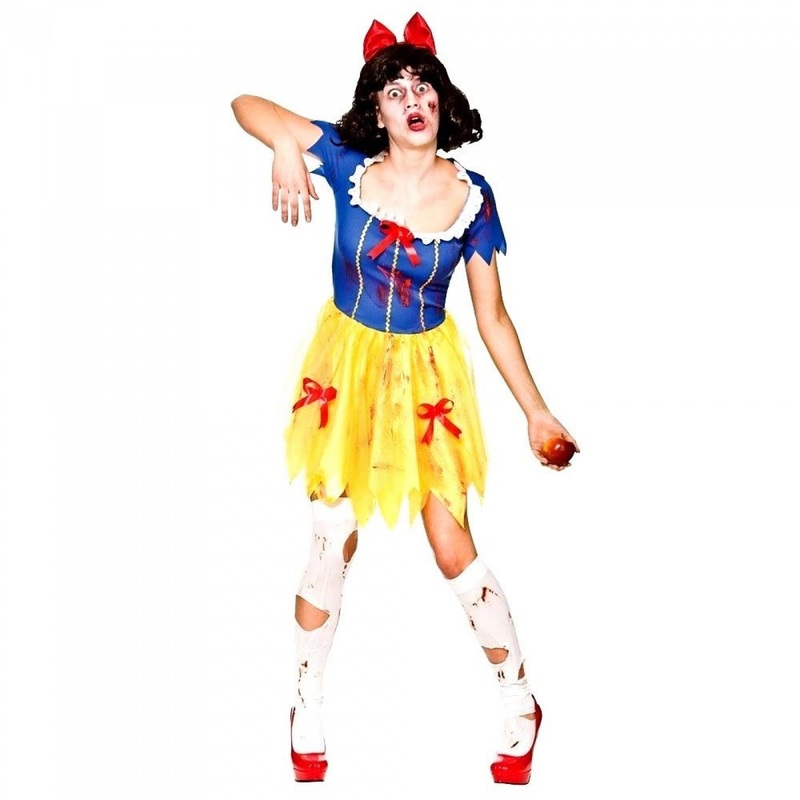 Zombie Snow White Costume|Small|Medium|Large|Extra small