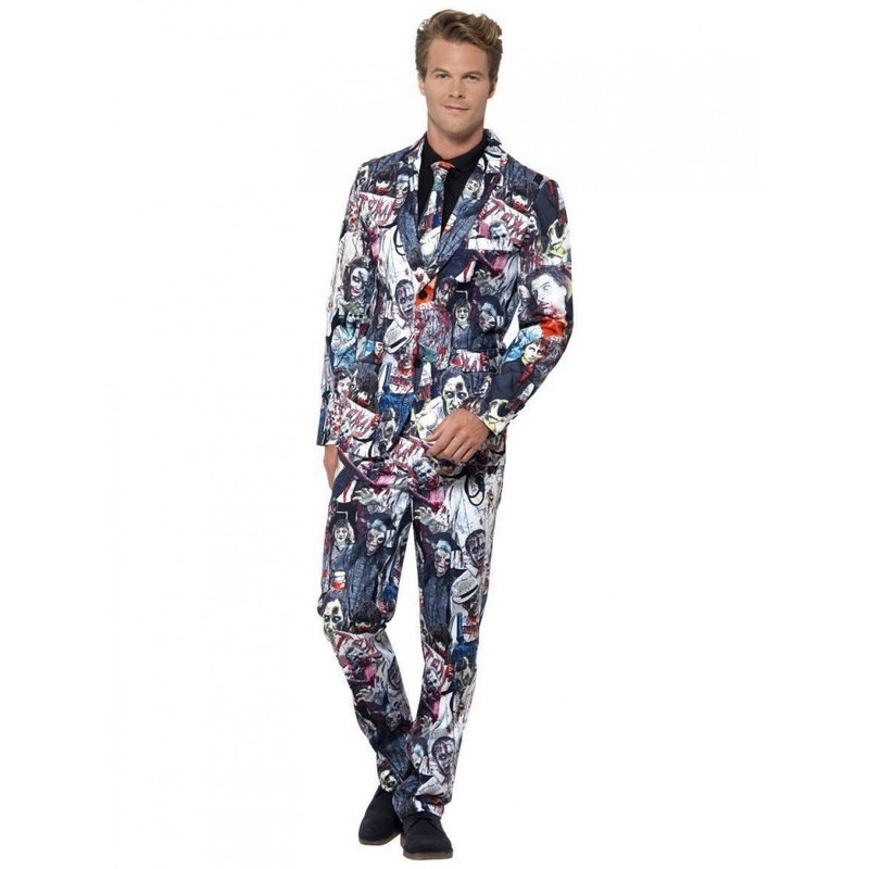 Zombie Suit with Jacket, Trousers and Tie