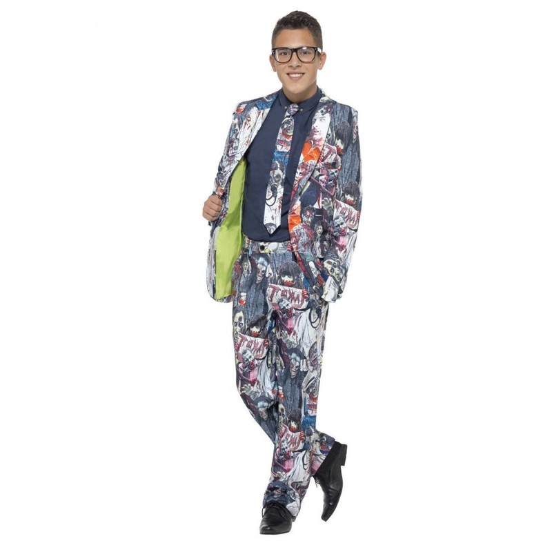 Zombie Teen Boy Suit|Small (Age 4-6)|Medium (Age 7-9)