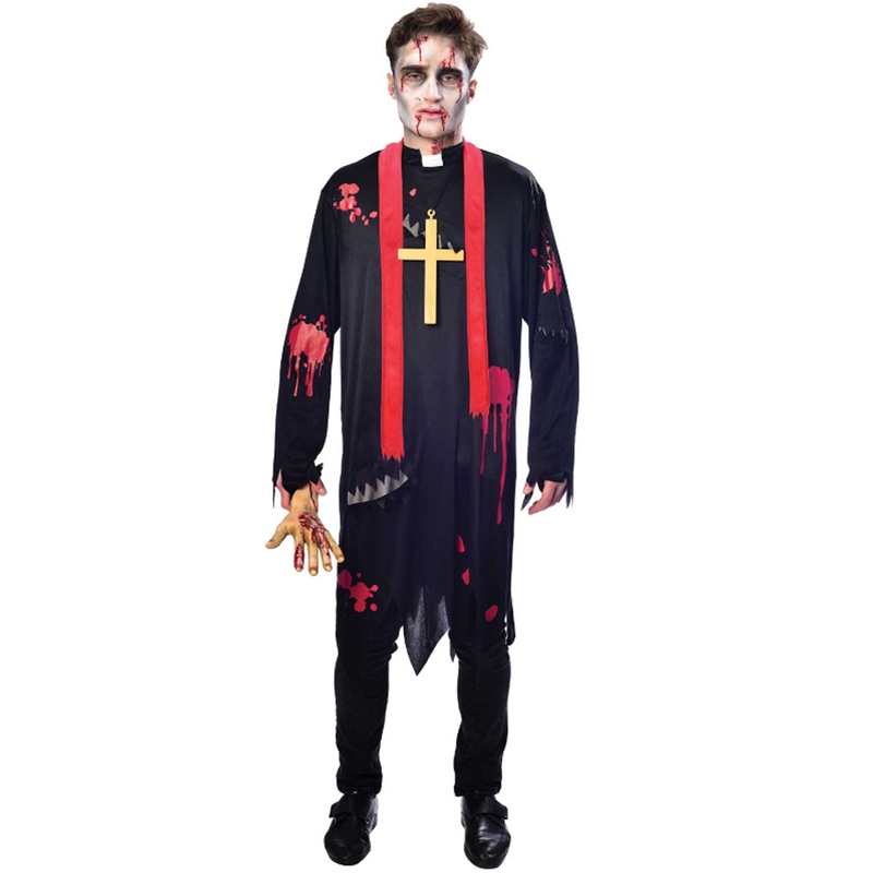 Zombie Vicar Mens Costume|Large